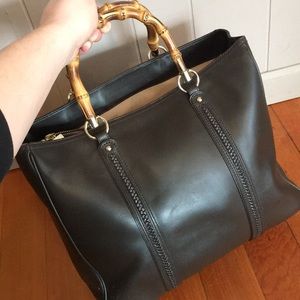 Ann Taylor brown leather purse